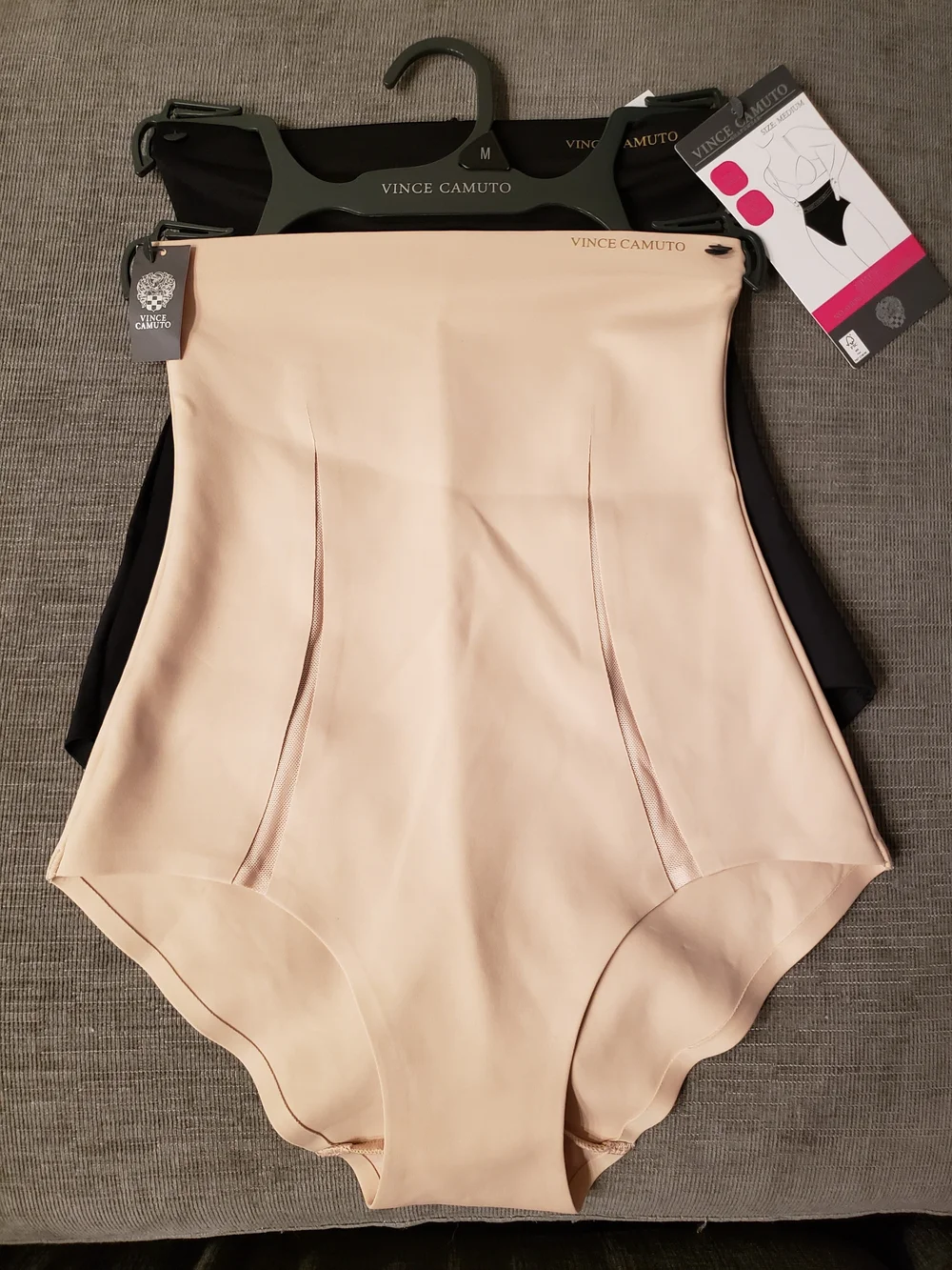 Vince Camuto Beige High-Waist Shaping Brief